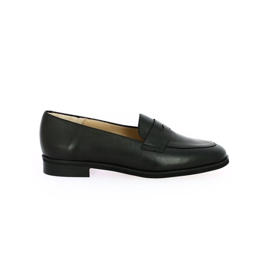 Derbys Et Mocassins Shoesissime | Mocassin Femme Habilles Cuir Noir Maria