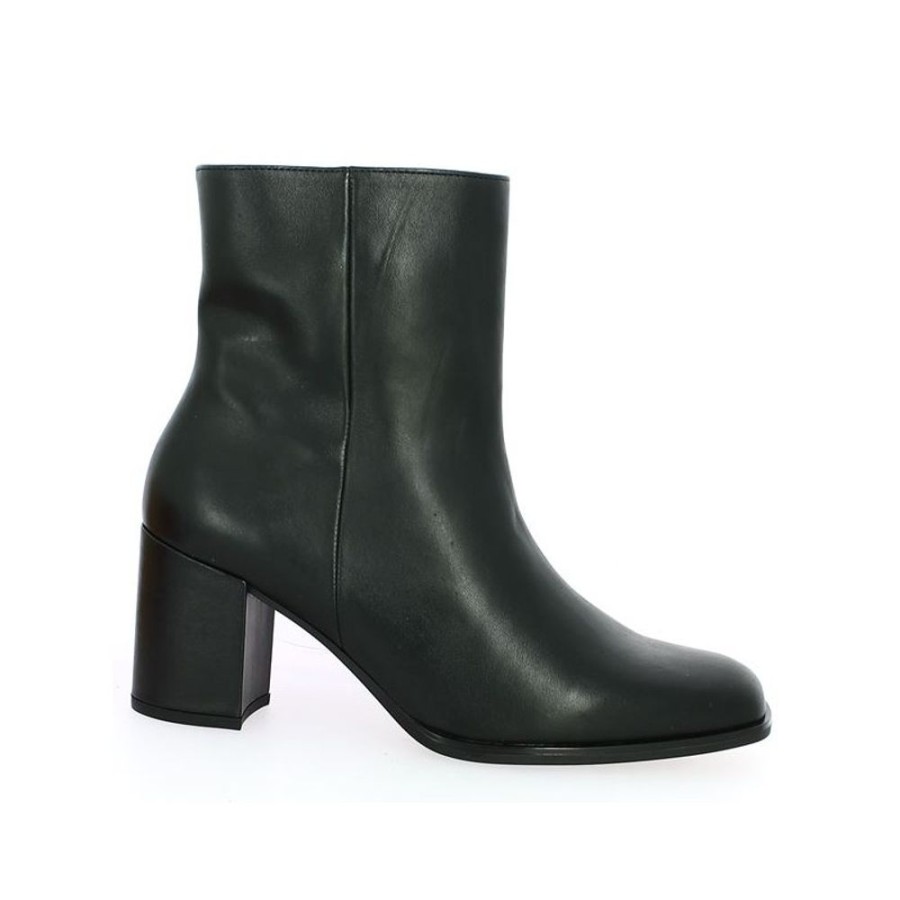 Bottines Shoesissime | Bottines Noire A Talon Grande Taille Gabor Celestine