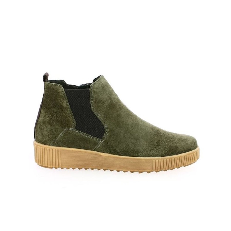 Bottines Shoesissime | Boots Vert Kaki Semelle Epaisse Remonte Alix