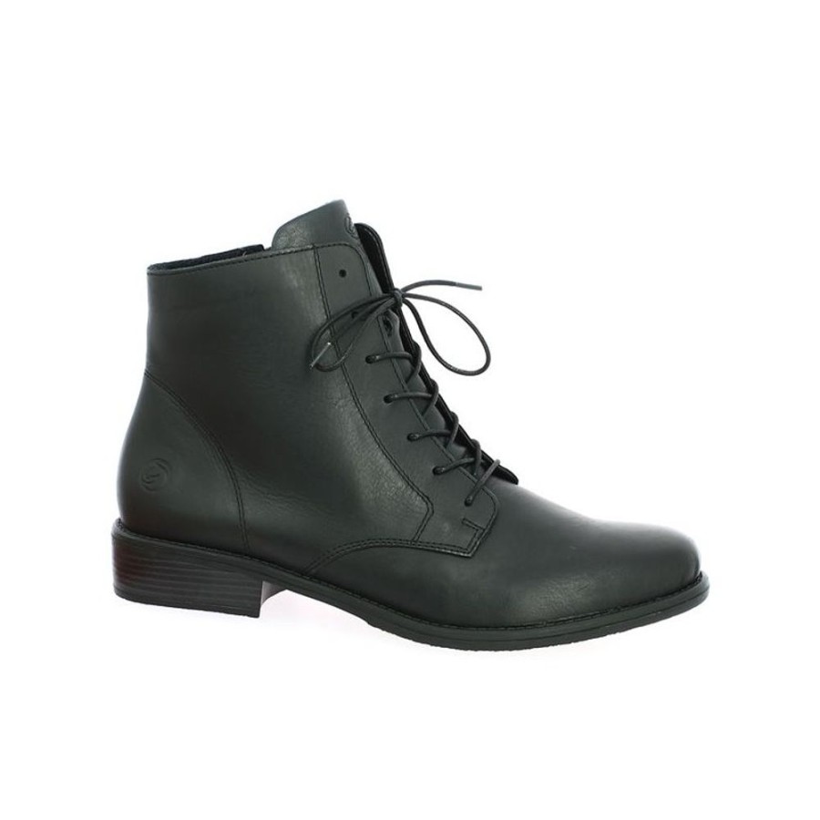 Bottines Shoesissime | Boots Noire A Lacets Habillee Femmekhadija