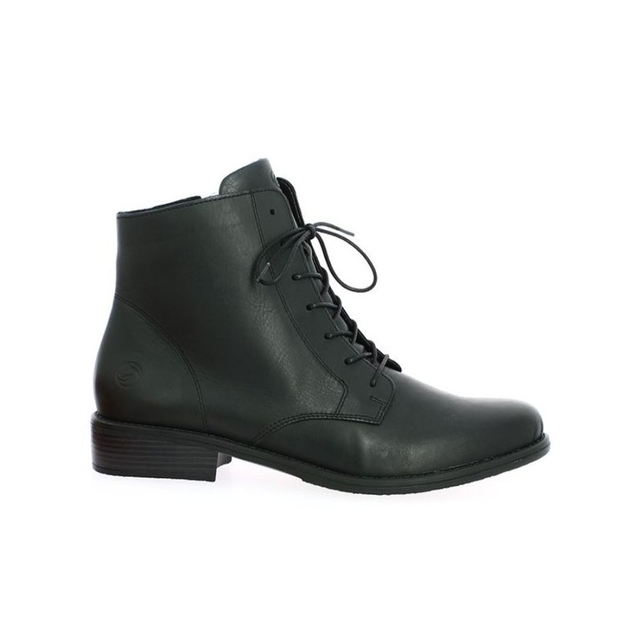 Bottines Shoesissime | Boots Noire A Lacets Habillee Femmekhadija