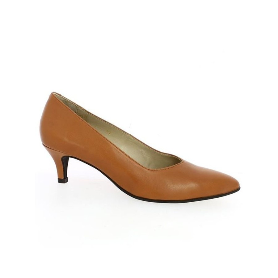 Escarpins Shoesissime | Escarpin Camel Petit Talon Victoria