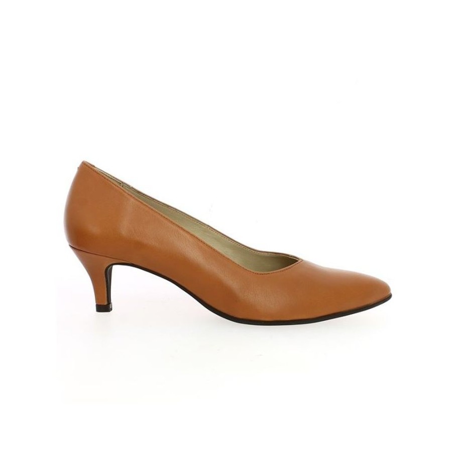 Escarpins Shoesissime | Escarpin Camel Petit Talon Victoria