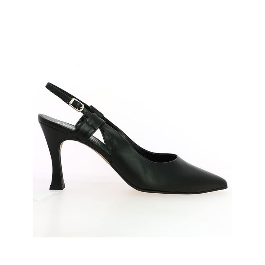 Escarpins Shoesissime | Escarpin Sling Back Noir Mode Taylor