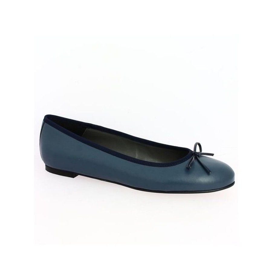 Ballerines Shoesissime | Ballerine Cuir Bleu 42, 43, 44, 45 Noemie