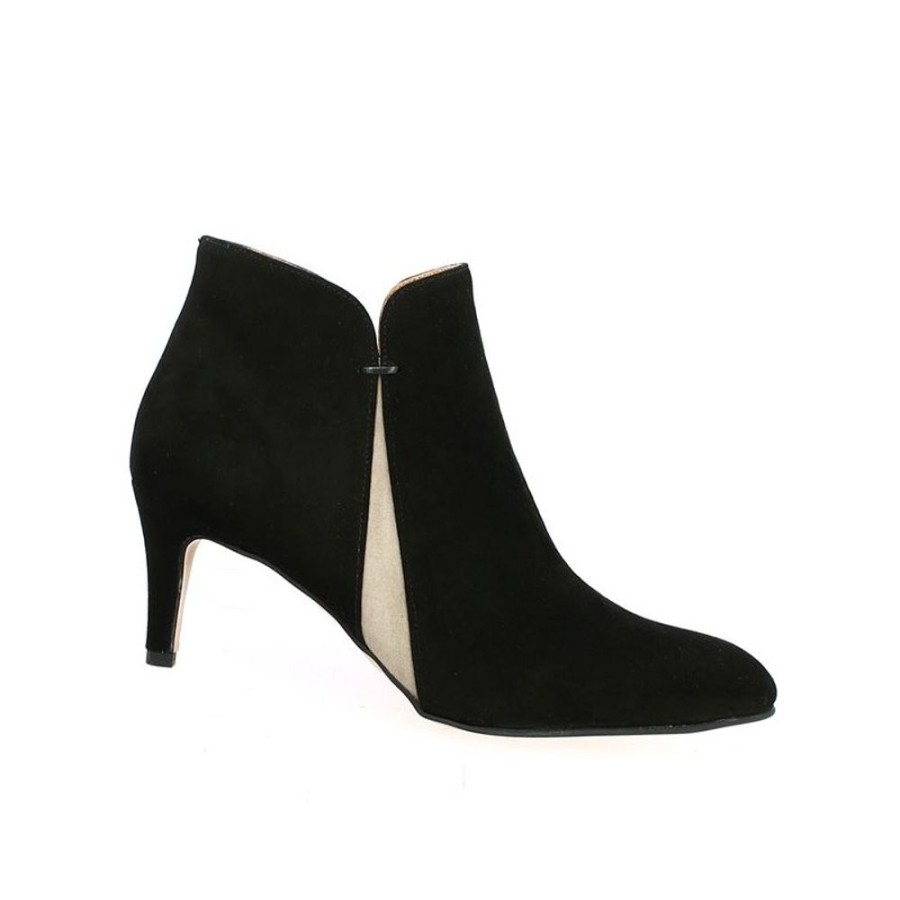 Bottines Shoesissime | Bottines Noire Talon Fin Et Bout Pointu Milla