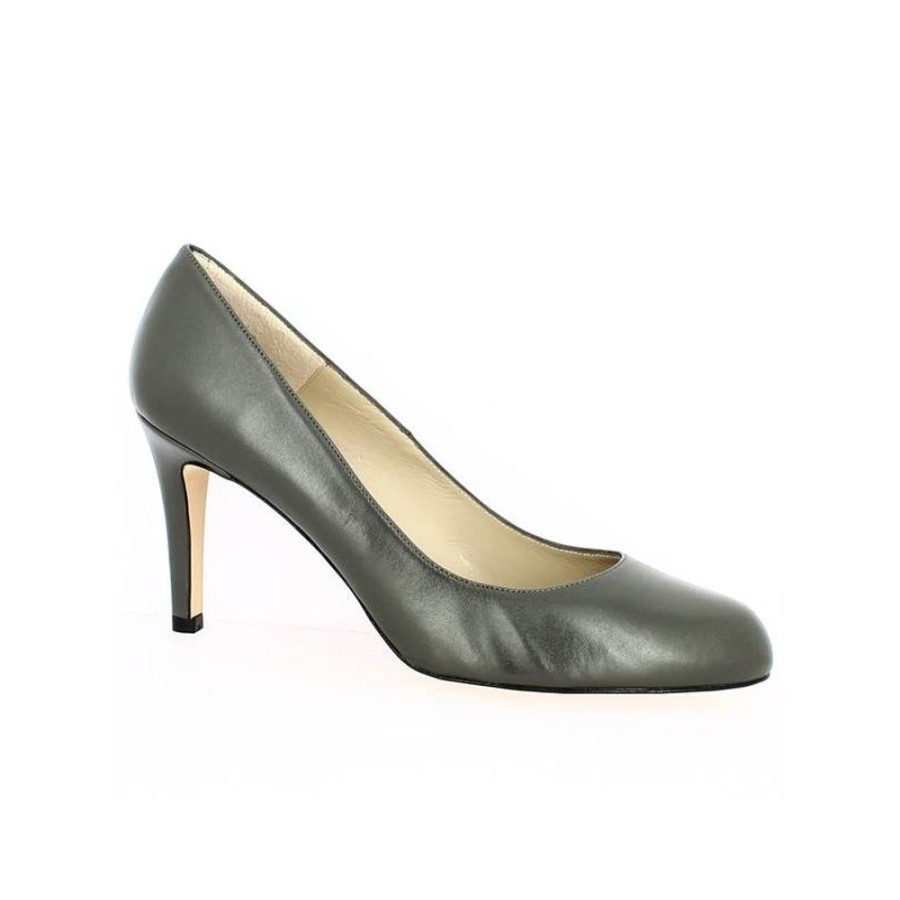 Escarpins Shoesissime | Lipstick Cuir Gris