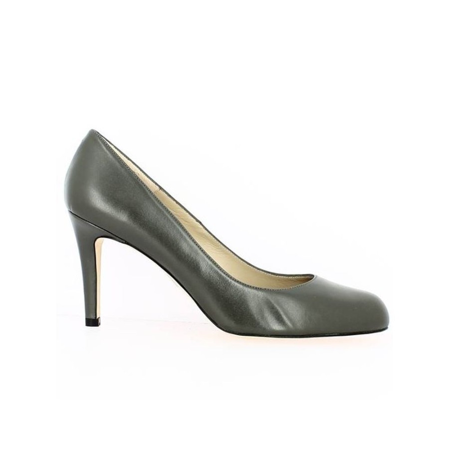 Escarpins Shoesissime | Lipstick Cuir Gris