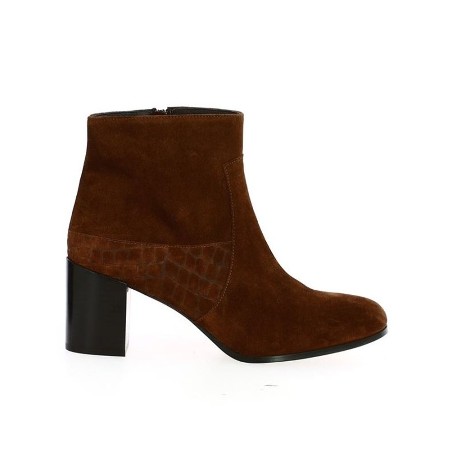 Bottines Shoesissime | Bottine A Talon Marron 42, 43, 44