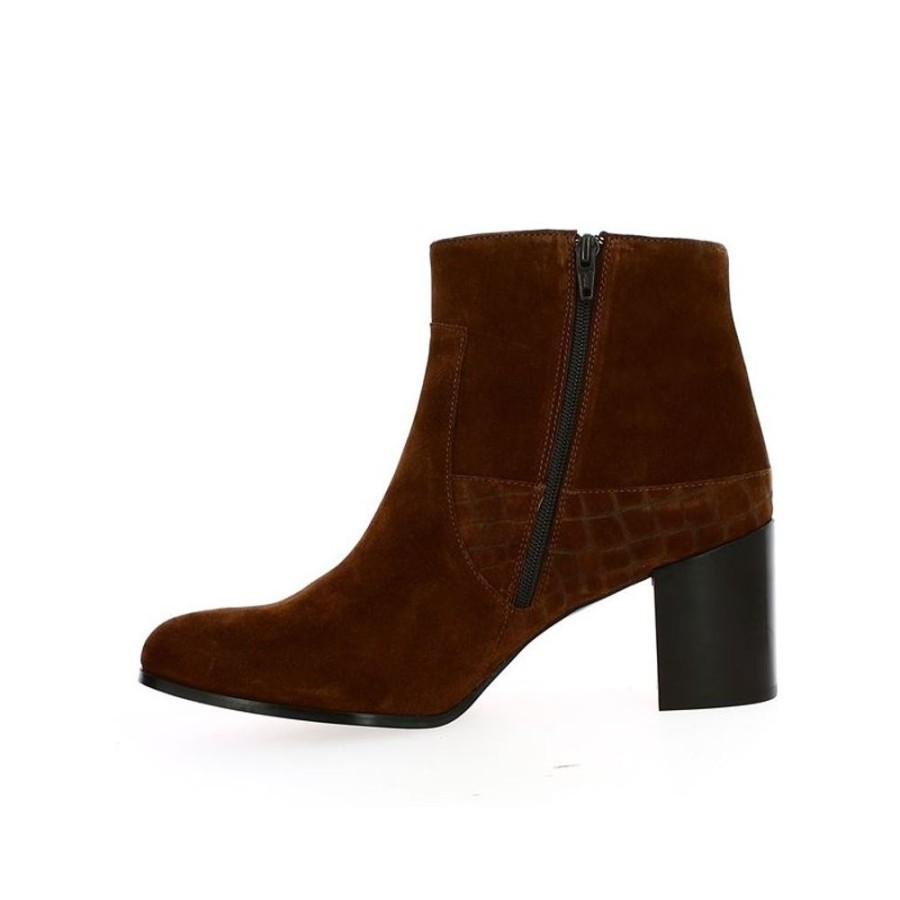 Bottines Shoesissime | Bottine A Talon Marron 42, 43, 44