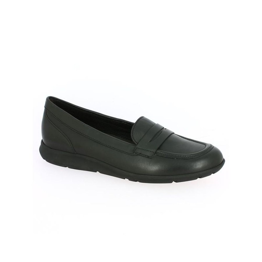 Derbys Et Mocassins Shoesissime | Mocassins Sport-Chic Noir Gabor Sophie