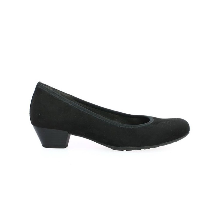 Escarpins Shoesissime | Escarpin Noir Petit Talon Confort Beryl