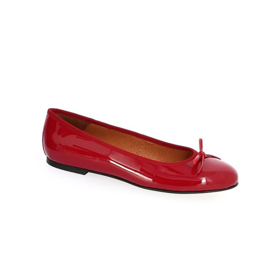 Ballerines Shoesissime | Ballerine Vernis Rouge 42, 43, 44, 45 Noemie