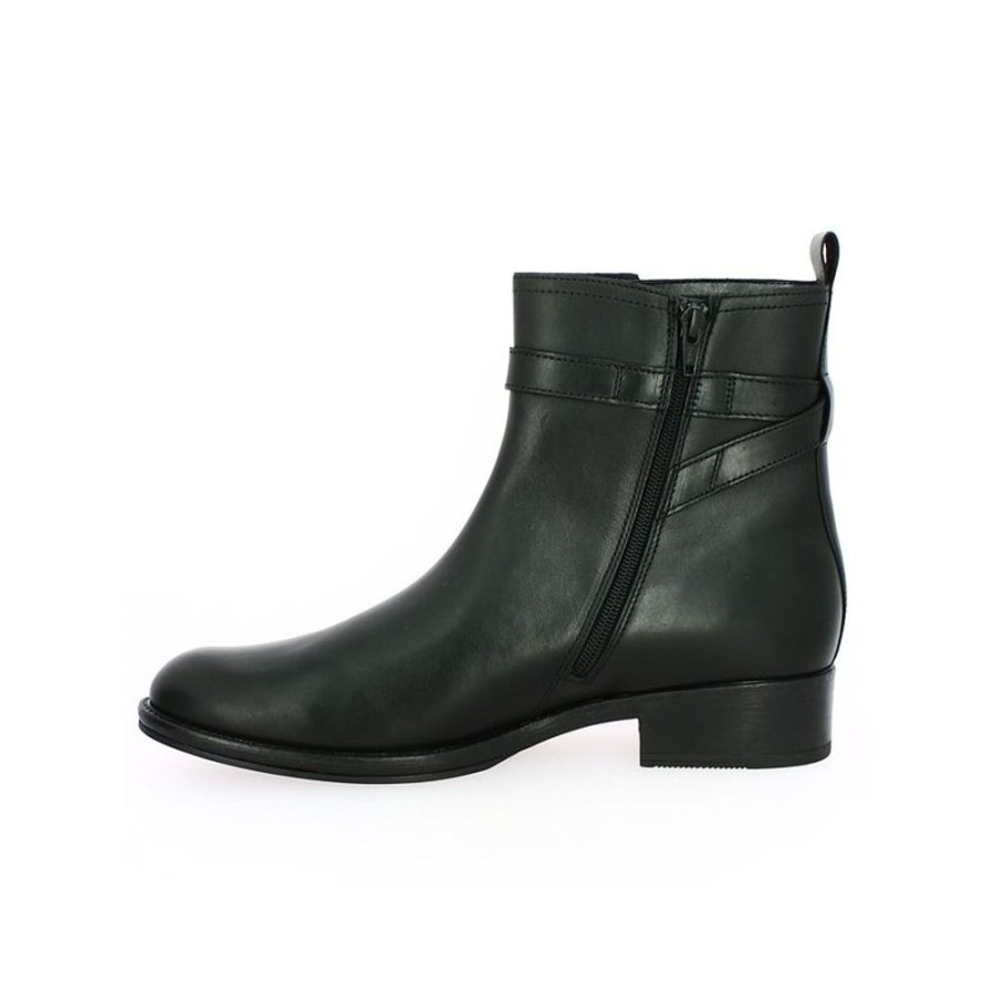 Bottines Shoesissime | Boots Noire Plate Chic Cavaliere Gabor Cali