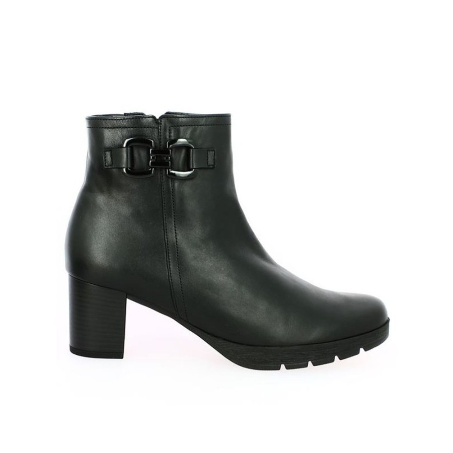 Bottines Shoesissime | Bottines Gabor Grande Taille Talon Chaine Dona