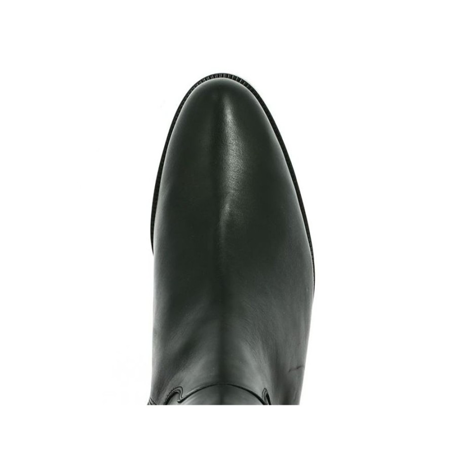 Bottes Shoesissime | Botte Cavaliere Cuir Noir Kessia