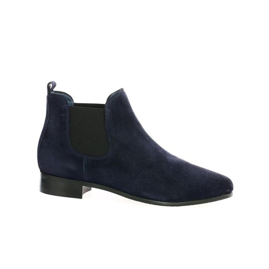 Bottines Shoesissime | Chelsea Velours Bleu Marine 42, 43, 44, 45