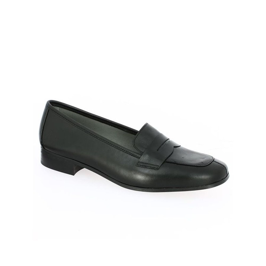 Derbys Et Mocassins Shoesissime | Mocassin Femme Grande Taille Noir