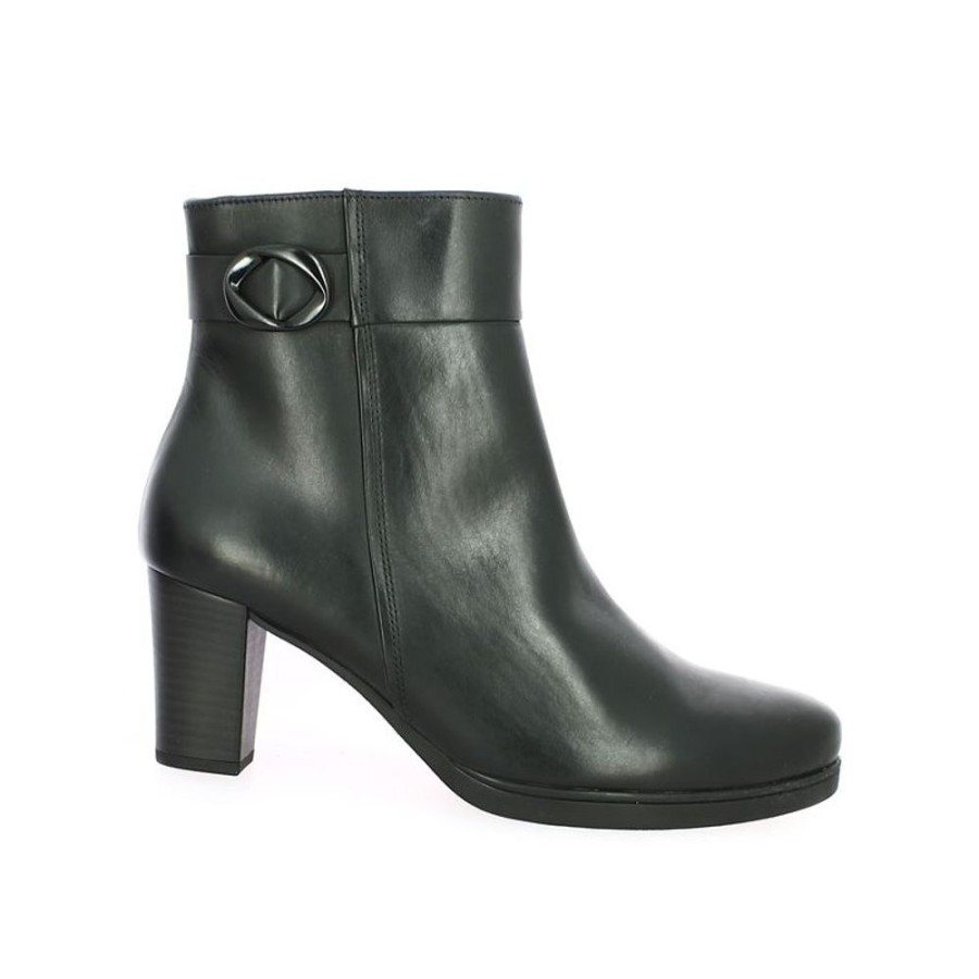 Bottines Shoesissime | Boots Plateforme Noire Gabor Lio