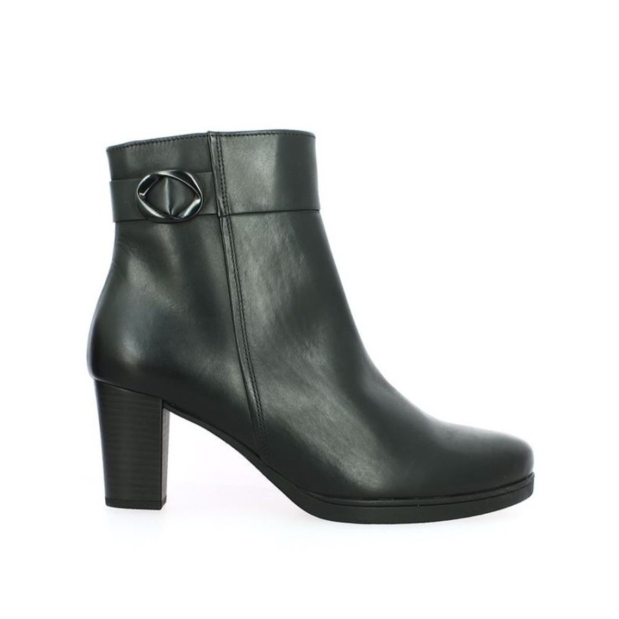 Bottines Shoesissime | Boots Plateforme Noire Gabor Lio